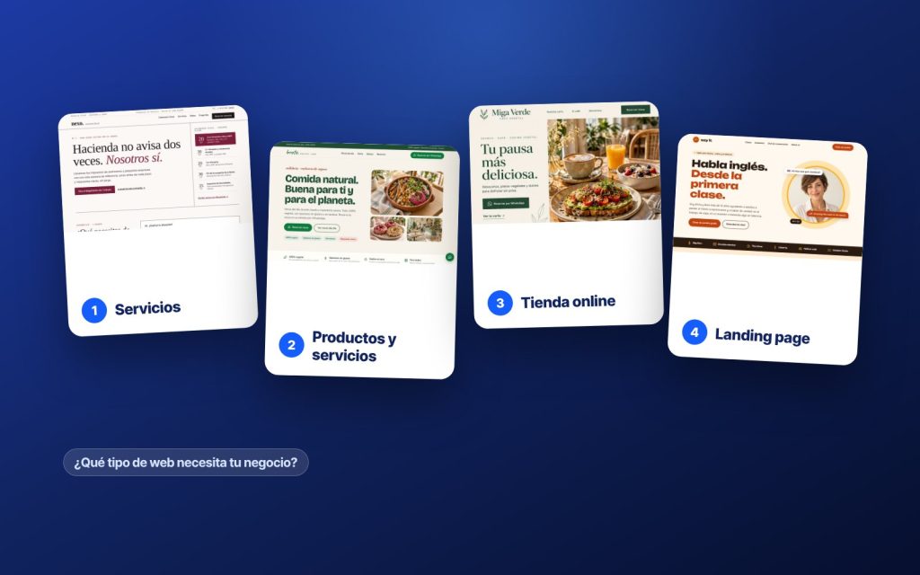 ¿Qué tipos de sitios web existen?